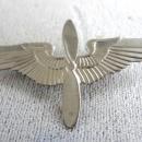 WWII Sterling Wings Pin Propeller Vintage