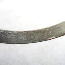 Signed Decorated Cuff Sterling Silver Bangle Bracelet Vintage