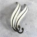 Albert Scharning Guilloche Pin Brooch Norway Sterling Modernist Vintage
