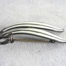 Albert Scharning Guilloche Pin Brooch Norway Sterling Modernist Vintage