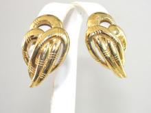 Givenchy Decadent Earrings Tear Drops Paris New York Vintage