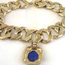 Fabulous Signed Necklace CRAFT Chunky Blue Vintage
