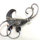 Sterling Bell Flowers Pin Silver Vintage Folmere Denmark
