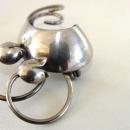 Sterling Bell Flowers Pin Silver Vintage Folmere Denmark