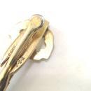 Hickok Skeleton Key Tie Clip Clasp Vintage