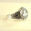Vintage Capitol Ring Washington DC Sterling Silver Signed