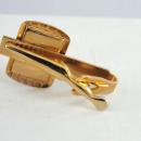 Double Intaglio Tie Clip Vintage NIB