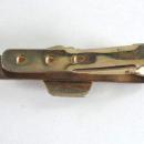 Cards Tie Clip Vintage Gambler Mother of Pearl Red Stones Poker