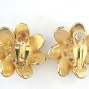 Fabulous Faux Pearl Earrings Signed Large Vintage