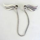 Signed Sterling Sweater Guard Clip Taxco Vintage Modernist Beautiful