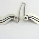 Signed Sterling Sweater Guard Clip Taxco Vintage Modernist Beautiful