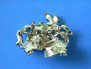 Christmas Bells Pin,Enamel,R/S,Vintage,Fab!