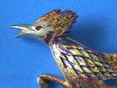 Glitzy Road Runner Pin,Enamels,R/Ss,Vint,Signed