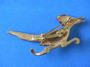 Glitzy Road Runner Pin,Enamels,R/Ss,Vint,Signed