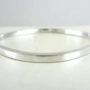 Sterling Square Bangle Bracelet Handmade Silver Rectangle Vintage