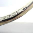 Sterling Square Bangle Bracelet Handmade Silver Rectangle Vintage