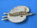 Artist Pallet Brooch,Paint Brushes,Vintage