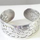 Rare SGP PANIS GLYDIS Bracelet Arts Crafts Sterling Silver Openwork Cuff