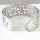 Rare SGP PANIS GLYDIS Bracelet Arts Crafts Sterling Silver Openwork Cuff