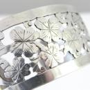 Rare SGP PANIS GLYDIS Bracelet Arts Crafts Sterling Silver Openwork Cuff