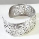 Rare SGP PANIS GLYDIS Bracelet Arts Crafts Sterling Silver Openwork Cuff