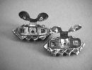 Musi Shoe Clips Fur Rhinestones Vintage Beauties