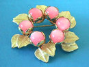 PINK Moonglow Set Settings Enamel VintUnqiue Gorgeous
