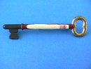 SANTA Skeleton Key Pin Vintage Christmas