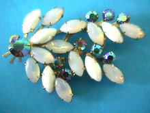 Stunning Spray Brooch Pin Navettes A/B Vintage