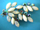 Stunning Spray Brooch Pin Navettes A/B Vintage