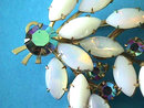 Stunning Spray Brooch Pin Navettes A/B Vintage
