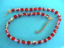 Austrian RED Crystal Neck AB Vintage Gorgeous!