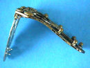 Czech Fur Clip Pin Brooch Filigree OLD