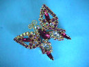 Multi Butterfly Pin Brooch Colors Vintage Beautiful!