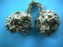 Lion Head Sweater Clip Guard Vintage