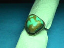 Navajo TURQUOISE Ring Sterling Chunky Vintage