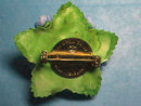 DENTON Rose Brooch Pin Porcelain Vintage Perfect