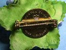 DENTON Rose Brooch Pin Porcelain Vintage Perfect