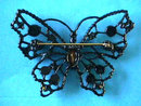 DODDS Butterfly Pin Pinks Japanned Vintage