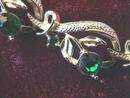 Emerald Green Flower Bracelet,G/T,Germany