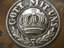 German Belt Buckle GOTT MIT UNS Brass OLD WW1