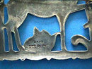 BRKS Sterling Pin Silver Art Deco Deer Vintage