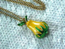 Sweet Fruit Pendant Chain Neck Enamel Handpainted