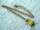 Sweet Fruit Pendant Chain Neck Enamel Handpainted