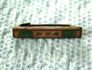 Deco Lingerie Pin Guilloche Geometric Vintage