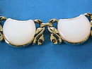 CREAM Thermoset Necklace Pearlized Moonglow Gorgeous