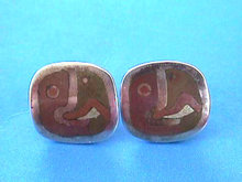 Castillo Style Parrot Cuff Links Mixed Metals Sterling