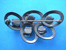 Yellow Moonglow Pin Copper West Germany Vintage