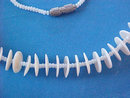 Delicate Looking Mother Pearl Lentil Necklace
