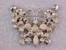 Blues Butterfly Pin Brooch 3 Shades RSs Vint